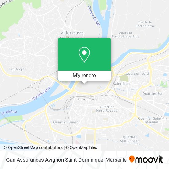 Gan Assurances Avignon Saint-Dominique plan