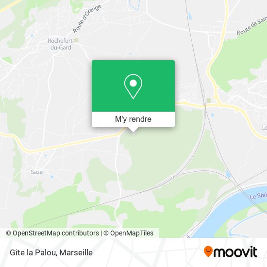 Gîte la Palou plan