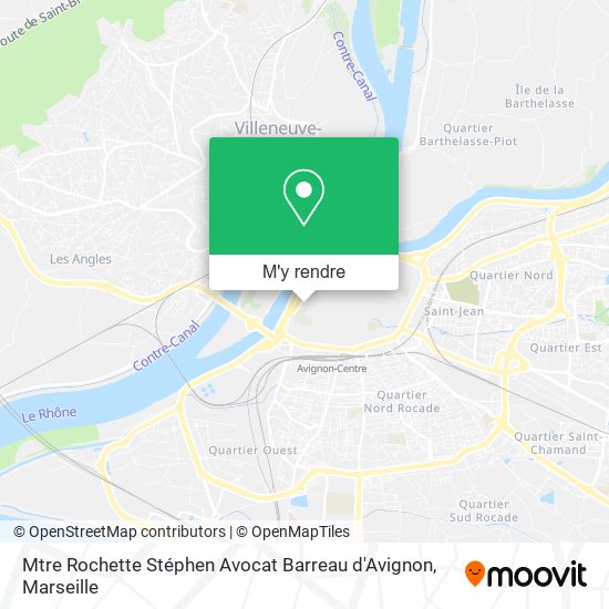 Mtre Rochette Stéphen Avocat Barreau d'Avignon plan
