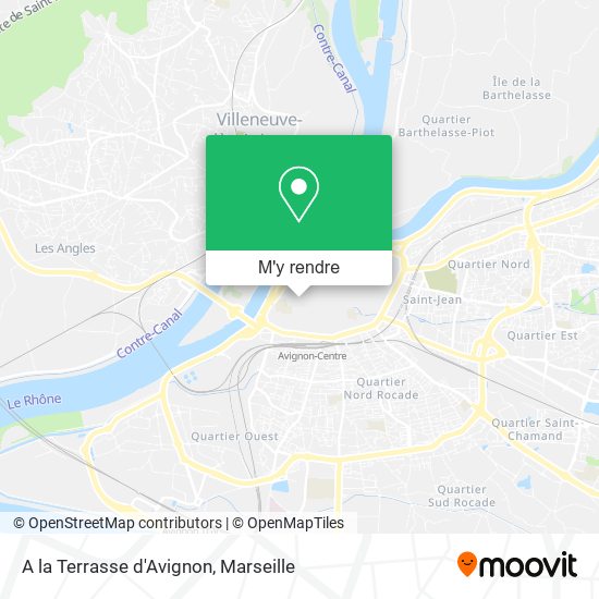 A la Terrasse d'Avignon plan