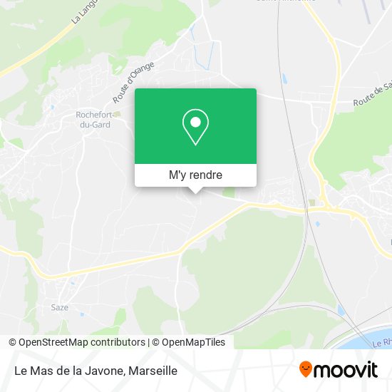 Le Mas de la Javone plan
