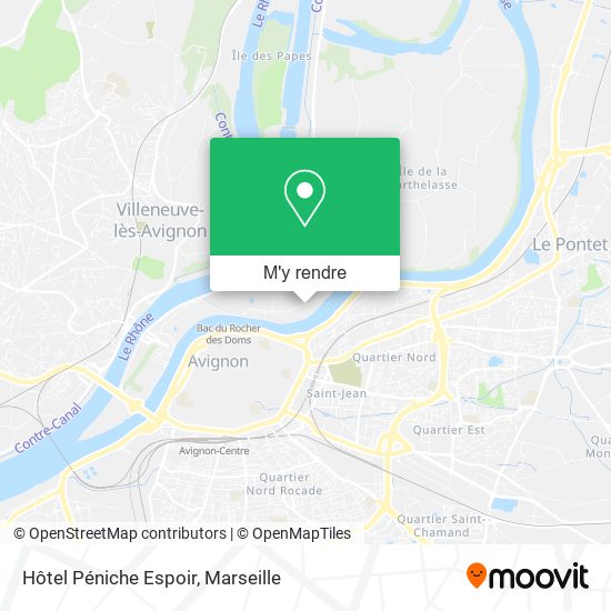 Hôtel Péniche Espoir plan