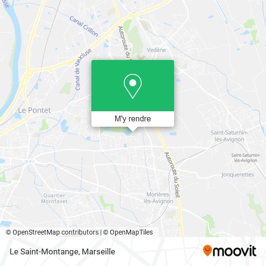Le Saint-Montange plan