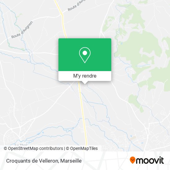 Croquants de Velleron plan