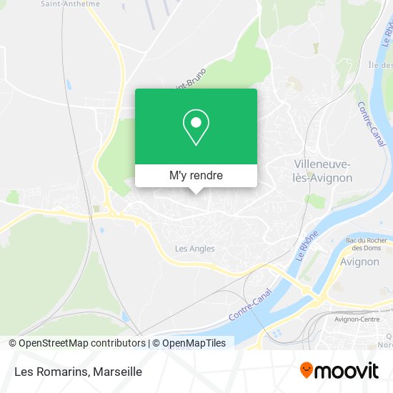 Les Romarins plan