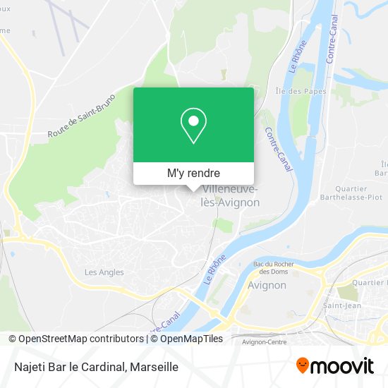 Najeti Bar le Cardinal plan