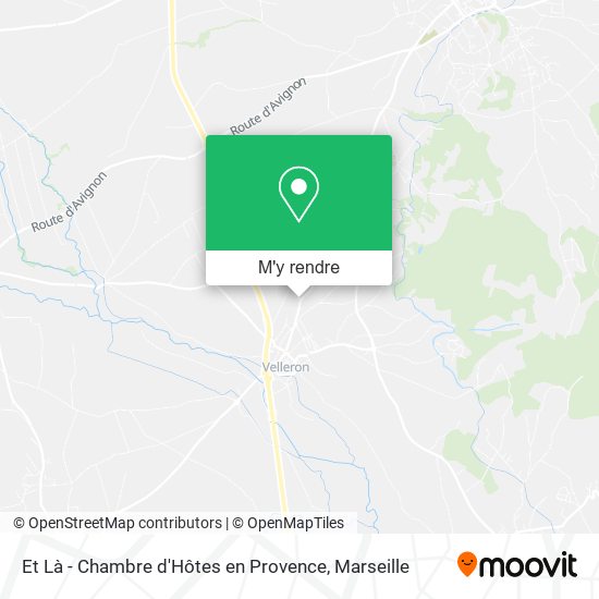 Et Là - Chambre d'Hôtes en Provence plan