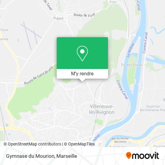 Gymnase du Mourion plan