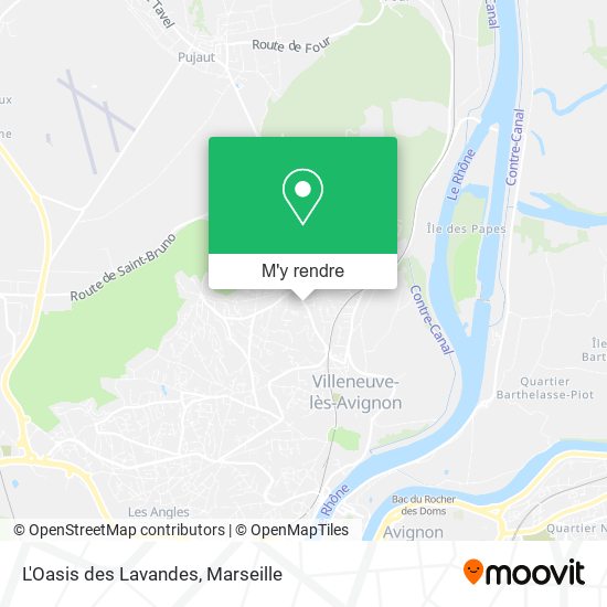 L'Oasis des Lavandes plan