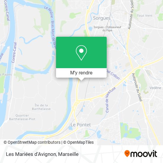 Les Mariées d'Avignon plan