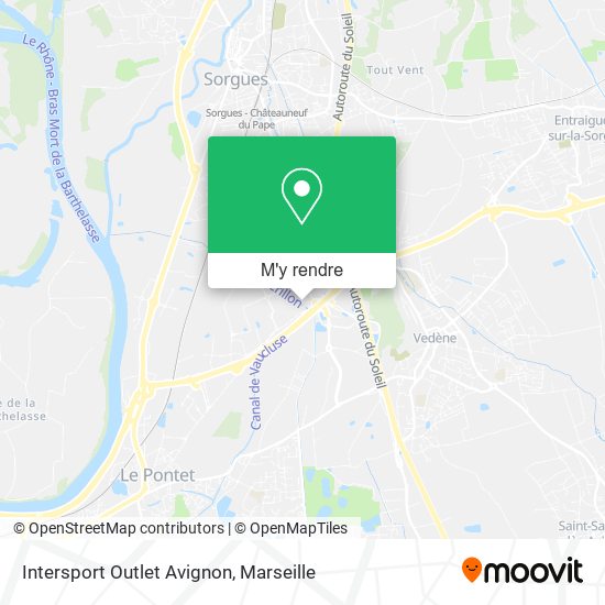 Intersport Outlet Avignon plan