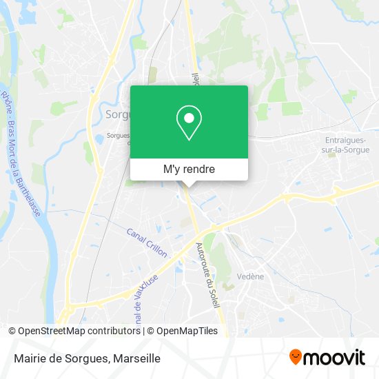 Mairie de Sorgues plan
