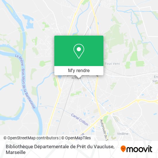 Bibliothèque Départementale de Prêt du Vaucluse plan