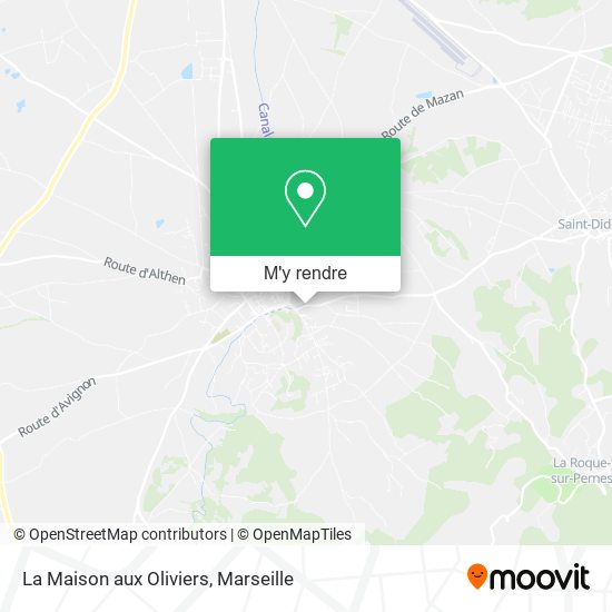 La Maison aux Oliviers plan