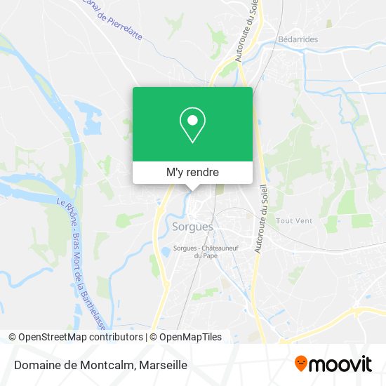 Domaine de Montcalm plan