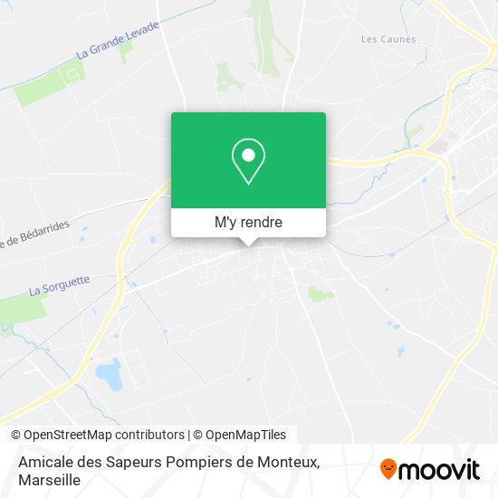 Amicale des Sapeurs Pompiers de Monteux plan