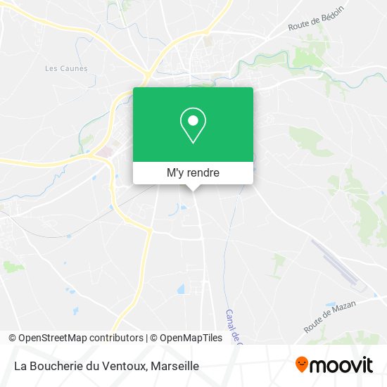 La Boucherie du Ventoux plan