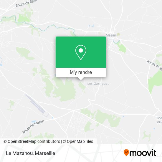 Le Mazanou plan