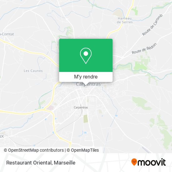 Restaurant Oriental plan