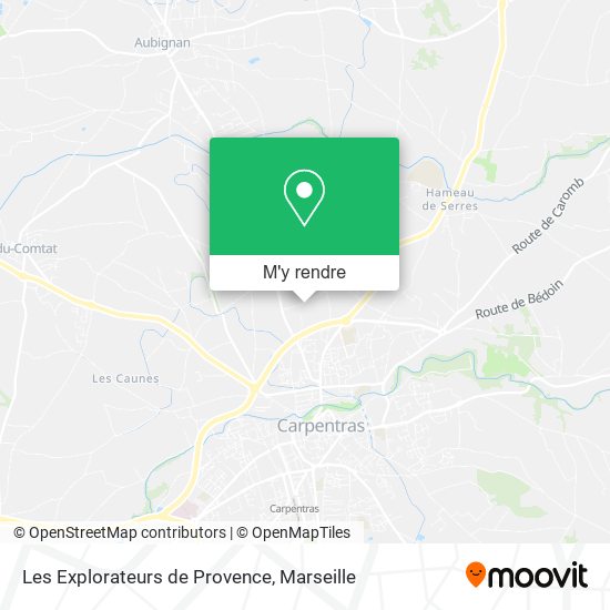 Les Explorateurs de Provence plan