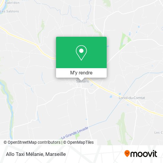 Allo Taxi Mélanie plan