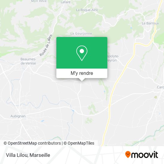Villa Lilou plan