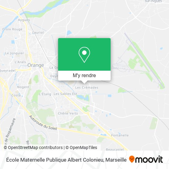 École Maternelle Publique Albert Colonieu plan