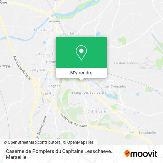 Caserne de Pompiers du Capitaine Lesschaeve plan