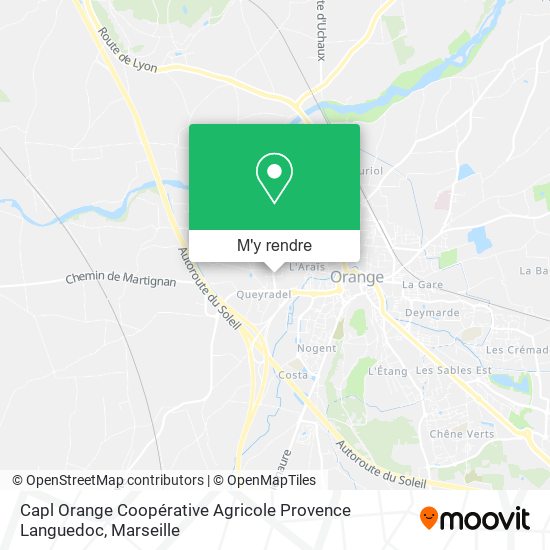 Capl Orange Coopérative Agricole Provence Languedoc plan