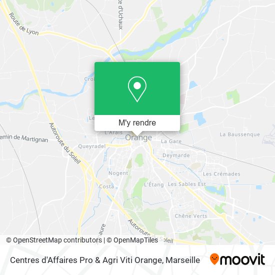Centres d'Affaires Pro & Agri Viti Orange plan