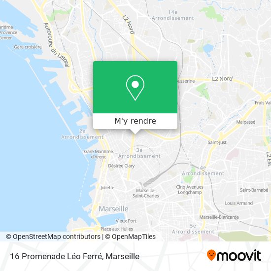 16 Promenade Léo Ferré plan