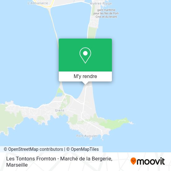 Les Tontons Fromton - Marché de la Bergerie plan