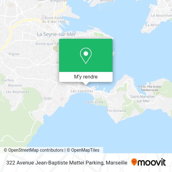 322 Avenue Jean-Baptiste Mattei Parking plan