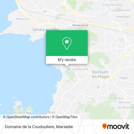 Domaine de la Coudouliere plan
