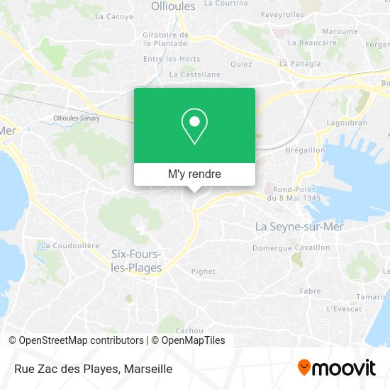 Rue Zac des Playes plan