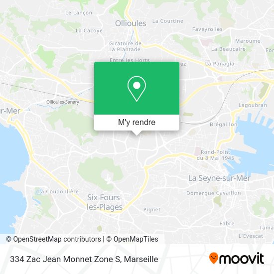 334 Zac Jean Monnet Zone S plan