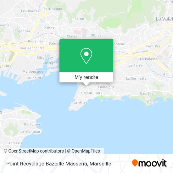 Point Recyclage Bazeille Masséna plan