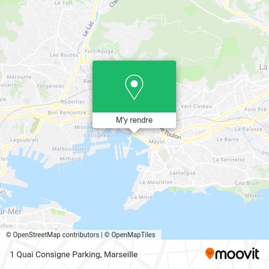 1 Quai Consigne Parking plan