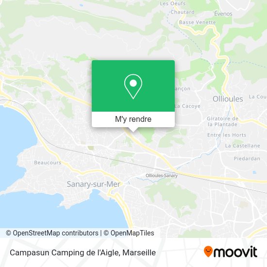 Campasun Camping de l'Aigle plan