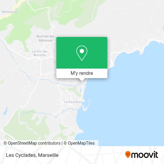 Les Cyclades plan
