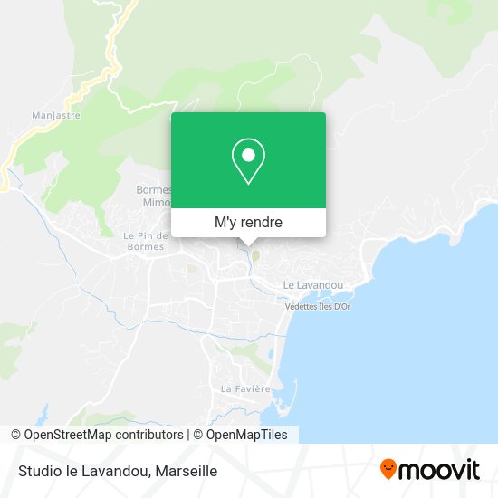 Studio le Lavandou plan