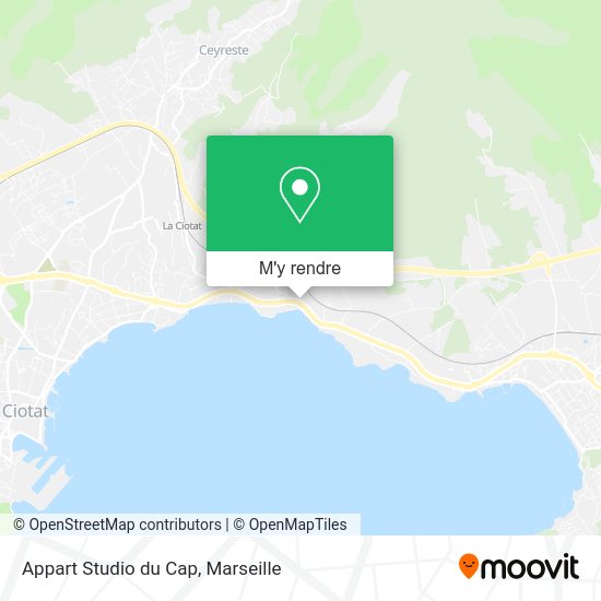 Appart Studio du Cap plan