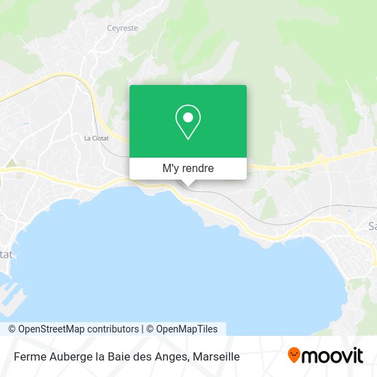 Ferme Auberge la Baie des Anges plan