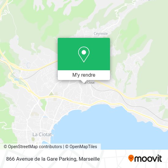 866 Avenue de la Gare Parking plan