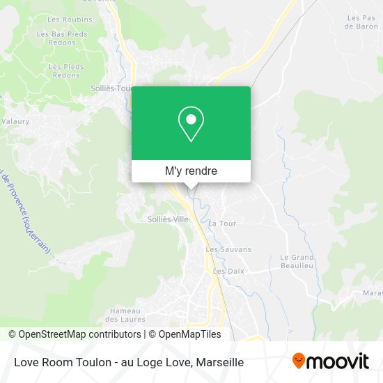 Love Room Toulon - au Loge Love plan