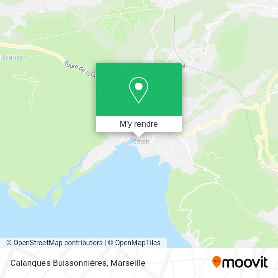 Calanques Buissonnières plan