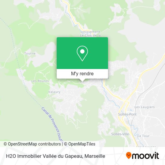 H2O Immobilier Vallée du Gapeau plan