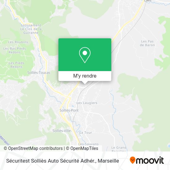 Sécuritest Solliès Auto Sécurité Adhér. plan