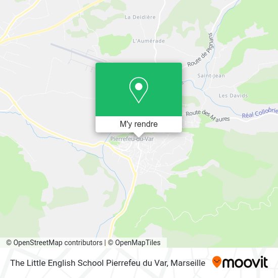 The Little English School Pierrefeu du Var plan