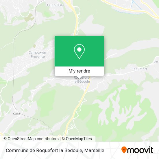 Commune de Roquefort la Bedoule plan
